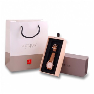 Đồng hồ đôi nam nữ JULIUS JS-014B dây da