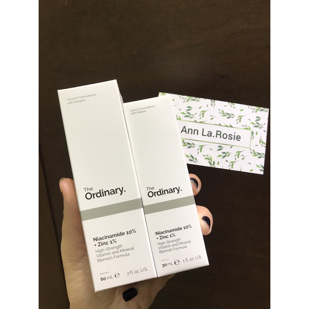 Serum Niacinamide 10% + Zinc 1% The Ordinary giảm dầu, bớt mụn, mờ thâm sau mụn  [BẢN CANADA ĐỦ BILL] | BigBuy360 - bigbuy360.vn