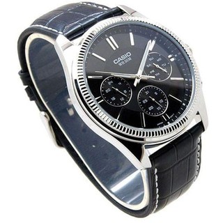 Đồng hồ nam CASIO chính hãng MTP-1375L, dây da