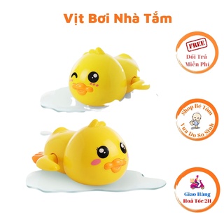 Vịt bơi , đồ chơi nhà tắm vặn cót cho bé vui đùa
