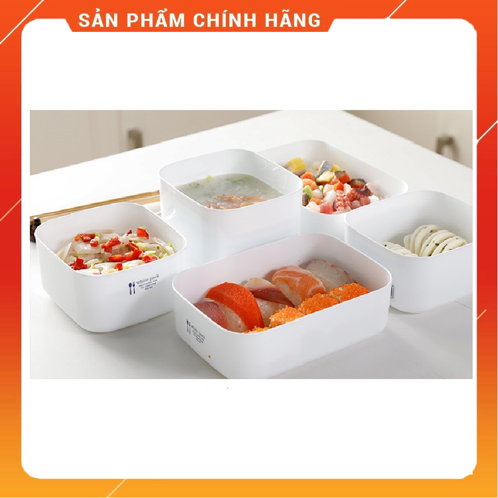 Hộp nhựa đựng thực phẩm White Pack Nhật Bản