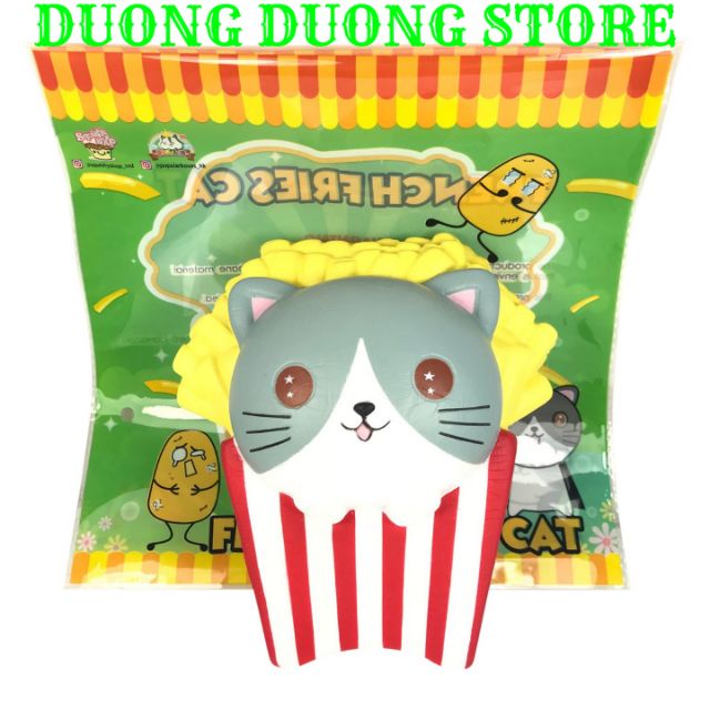 SQUISHY MÈO KHOAI TÂY HÃNG POPULAR X SQUISHYSHOP-IND