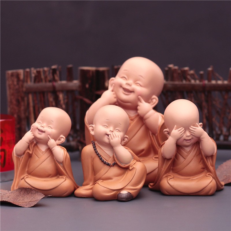 Tượng chú tiểu mini dễ thương mang lại an nhiên trong cuộc sống 💕FREESHIP 50k💕 - Dear Ladies