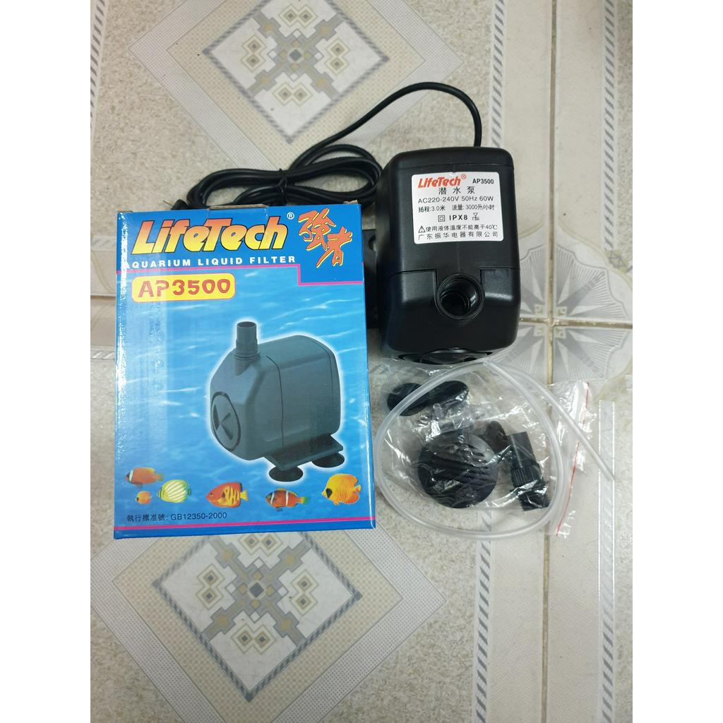 Bơm Bể Cá Chính Hãng Lifetech AP3500  - Tem Vàng Viễn Dương