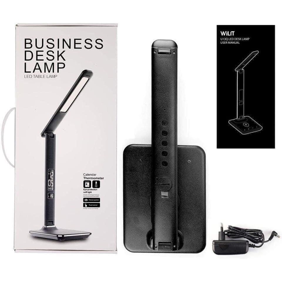 Đèn bàn chống cận Wilit U13AQ tích hợp sạc không dây smartphone