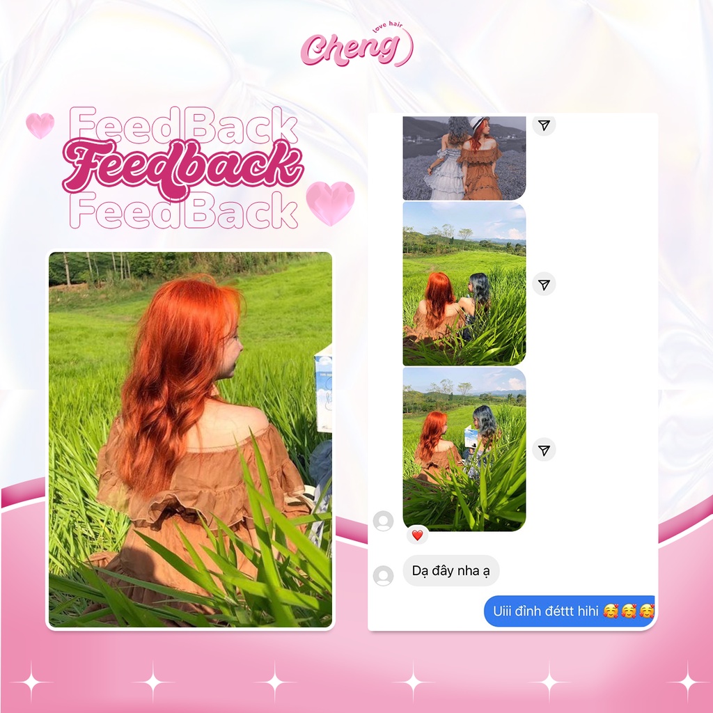 Thuốc Nhuộm Tóc Màu CAM SAN HÔ | Chenglovehair, Chenglovehairs