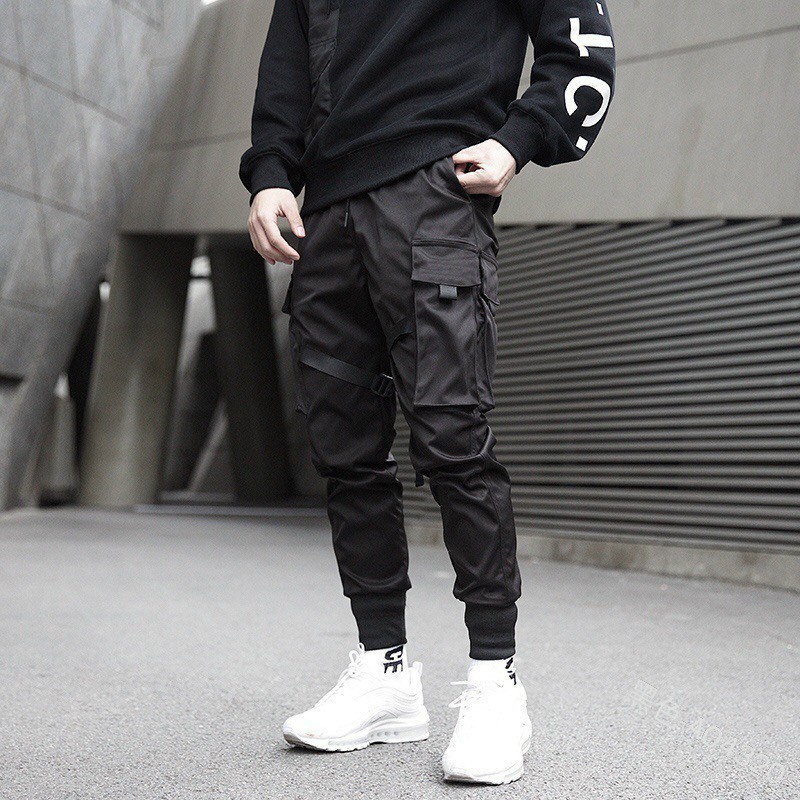 Quần jogger nam chất kaki túi hộp phong cách hàn
