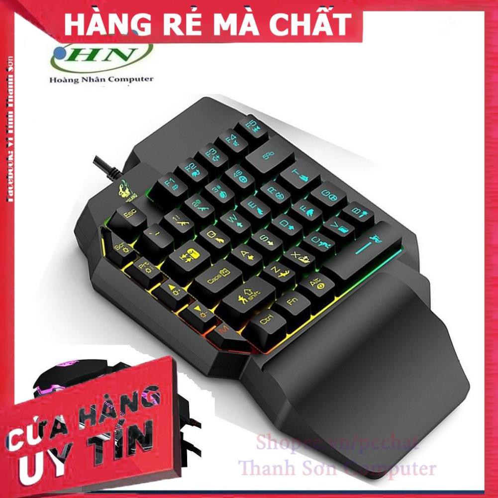 Combo Bàn Phím Bán Cơ FREE WOLF K15 + Chuột game 6D LED 7 màu T06 - Linh Kiện Phụ Kiện PC Laptop Thanh Sơn