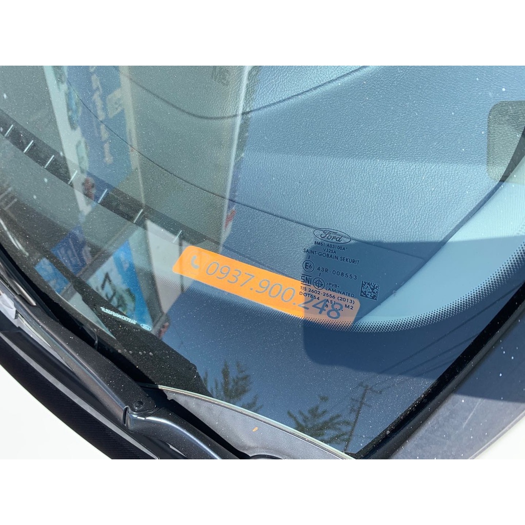 [An tâm] Tấm báo số điện thoại gắn trên ô tô giúp mọi người có thể liên hệ khi cần, bằng da bò, bán giá gốc