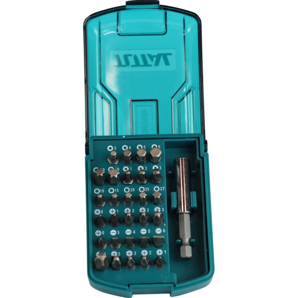 Bộ 30 mũi bắt vít đa năng 25mm Total TACSD18306 Bề mặt có nam châm