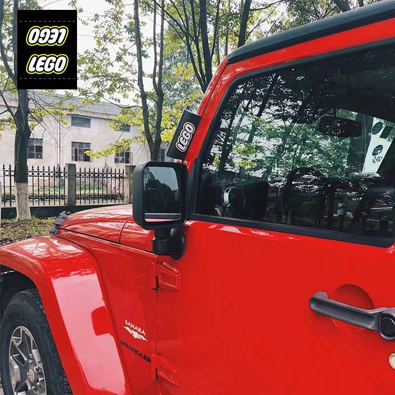 Nhãn dán độc đáo xinh xắn trang trí thân xe LEGO LUQL