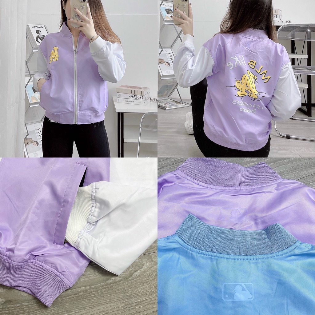 [SẴN/ảnh thật]Áo khoác/JACKET ml/b n/y Monogran chất dù 4 màu Hàng Xuất