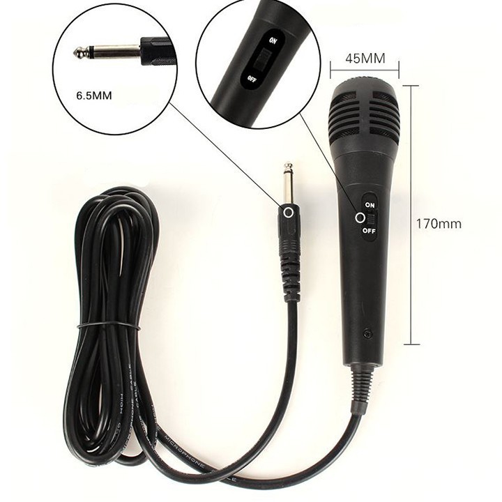 Micro Cho Mọi Loại Loa Kéo, Loa Karaoke - Mic Dành Loa Bluetooth Karaoke