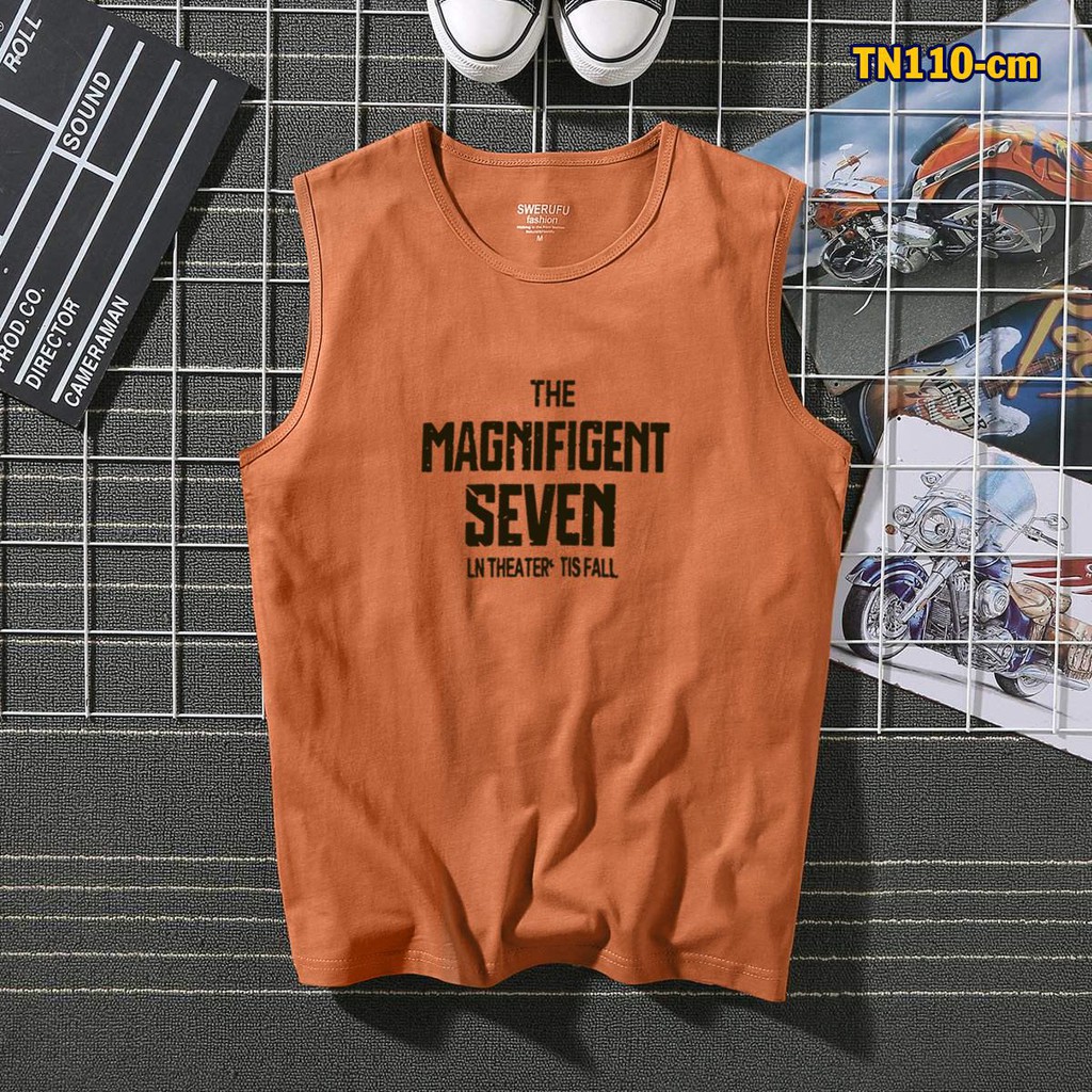 Áo thun nam ba lỗ The Magnificient seven TN110 nhiều màu sắc vải sợi tre tổng hợp | BigBuy360 - bigbuy360.vn