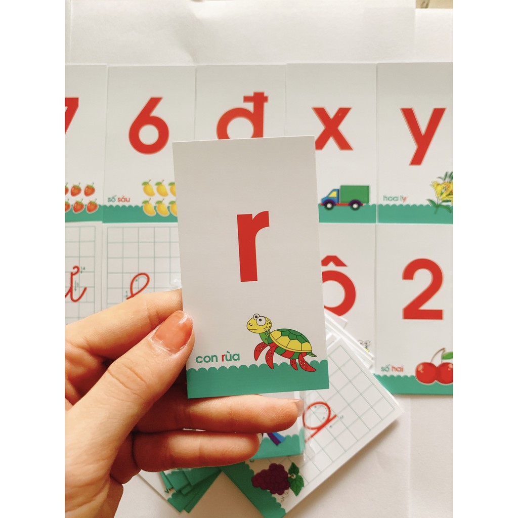 Bộ Thẻ Học Flashcard Thông Minh Học Chữ Cái Và Số Đếm Cho Bé