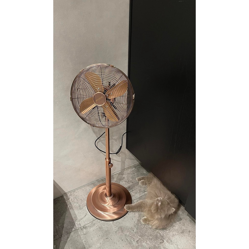 Quạt cây Brandson size 30cm màu vàng đồng