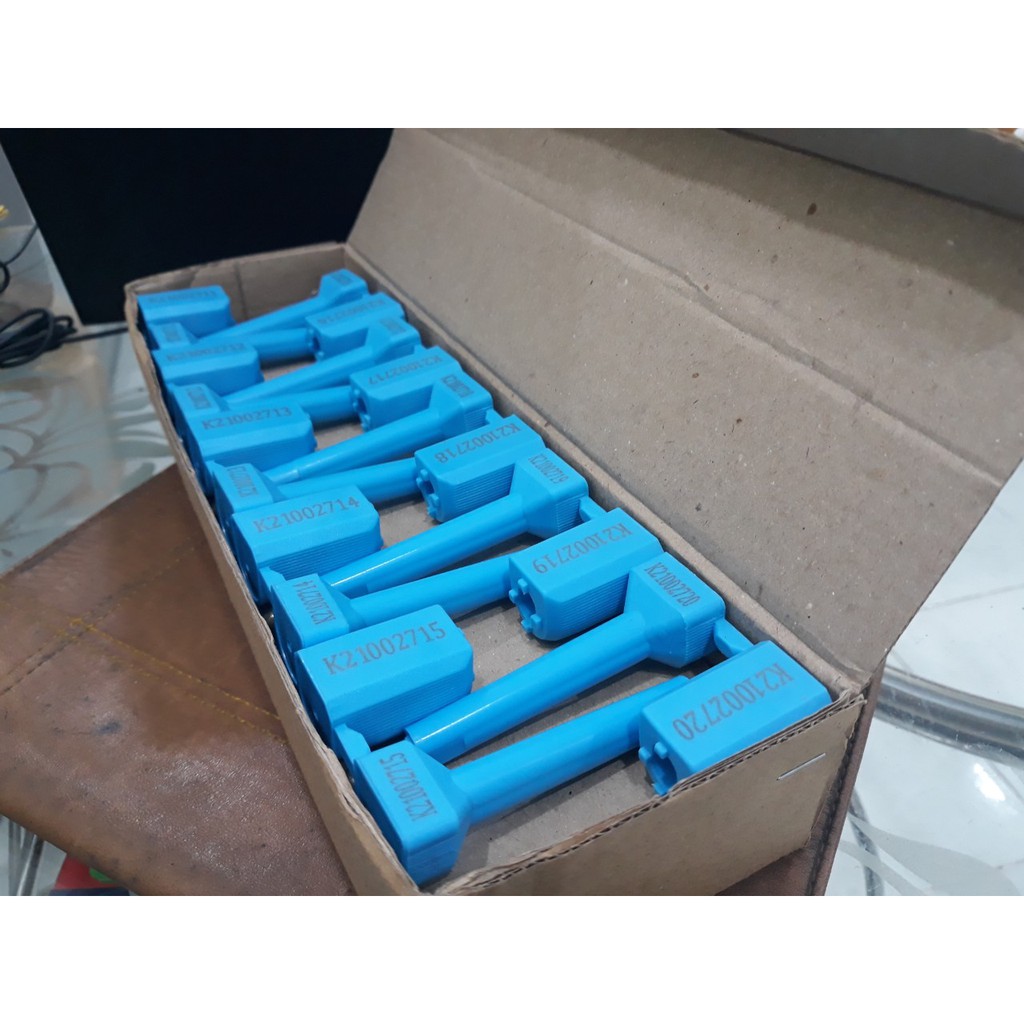 Hộp 20 cái Khóa Niêm Phong Cối 7mm cho container, xe tải, cửa kho...nhiều màu