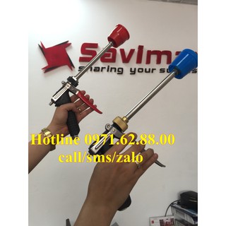 Súng Xịt Áp Lực Cao Tưới Cây Phun Thuốc Sâu Rửa Xe Inox hàng xịn bảo hành 12 tháng
