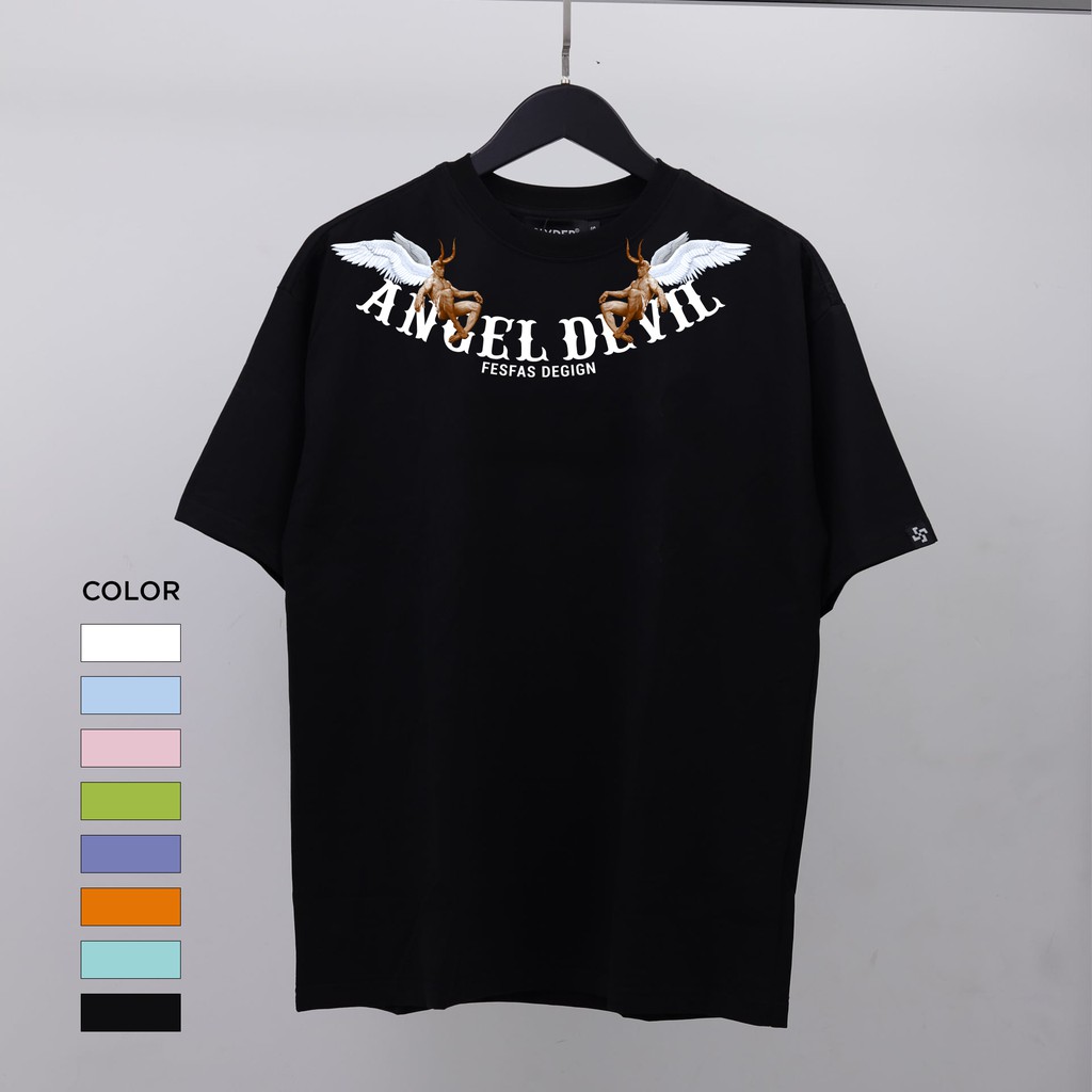 Áo thun ANGEL DEVIL-áo thun UNÍSEX,vải thun 100% cotton (V46)