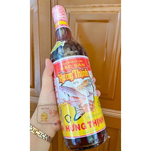 Nước mắm cá cơm đặc sản Hưng Thịnh 40 độ đạm chai 750ml