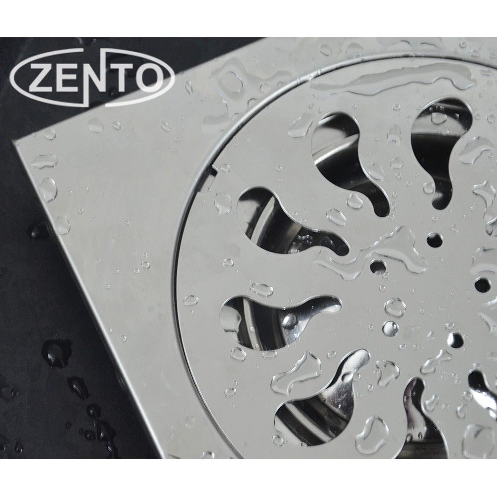 Phễu thoát sàn inox Zento TS200(20x20cm)