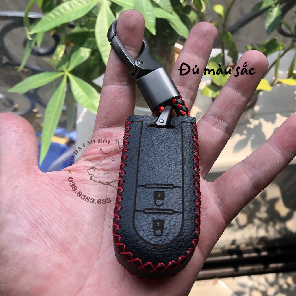 [Da Bò] Bao Da chìa khóa Smartkeys xe TOYOTA RUSH, Nhiều màu sắc, Có móc loại tốt..