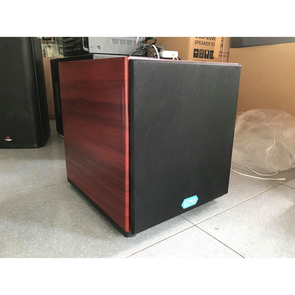 Loa Trầm Điện DMX Bass 30 màu vân gỗ cực đẹp và sang trong, tiếng hay