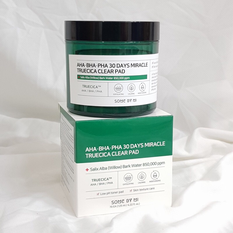 TẨY DA CHẾT SOME BY MI AHA-BHA-PHA 30 DAYS MIRACLE TRUECICA CLEAR PAD 70 MIẾNG/125ML - 9843