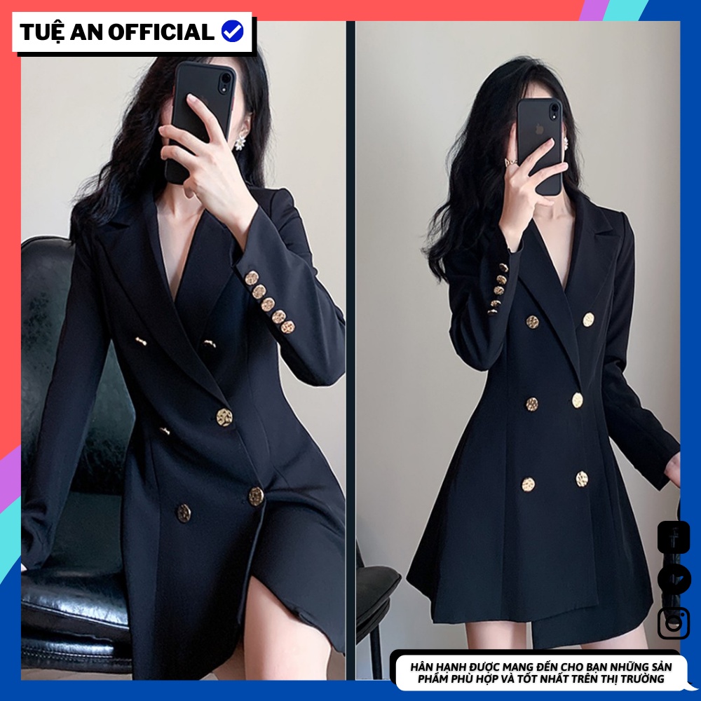 Váy vest Tueanoffcial thiết kế 2 trong 1 có ảnh thật Feedback