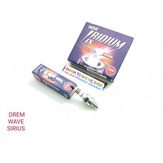 bugi NGK IRIDIUM gắn xe wave drem sirius