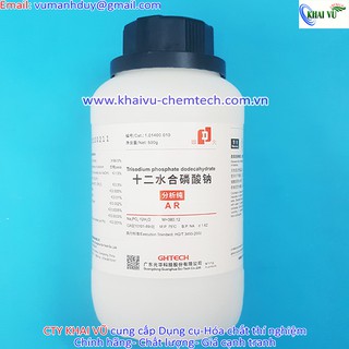 Trisodium phosphate dodecahydrate  Na3PO4 12H2O JHD natri photphat  Lọ 500g TINH KHIẾT