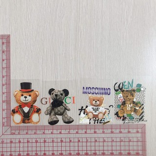 sticker hình ủi nhiệt gấu ( chọn ngẫu nhiên)