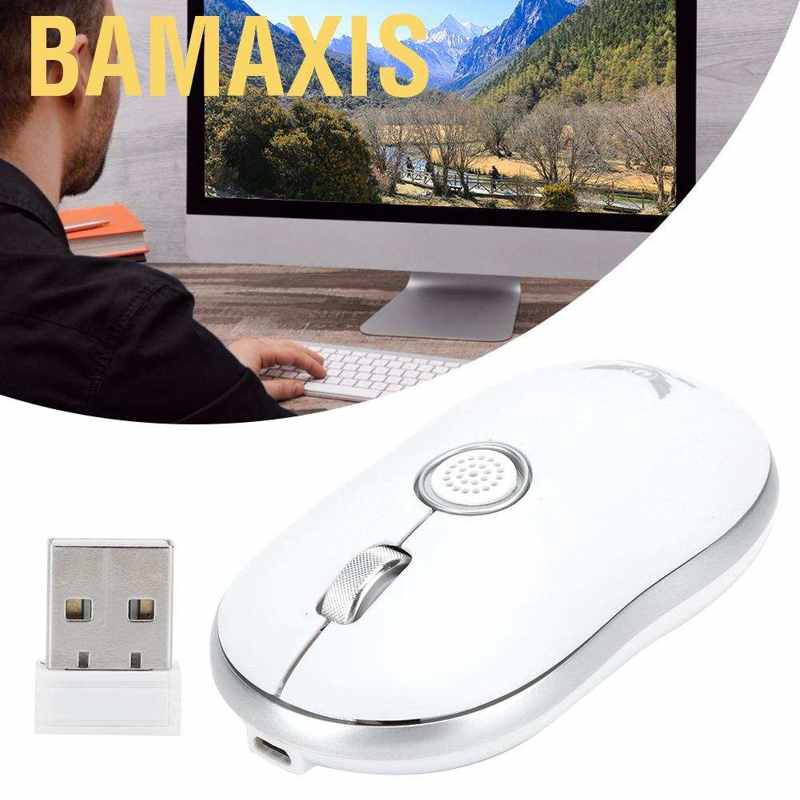 Chuột Bamaxis 2.4g Sạc Được Cho Laptop