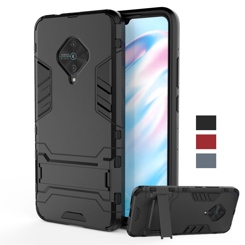 Ốp điện thoại chống sốc bằng nhựa cứng thời trang cho máy VIVO V15/S1 PC + TPU