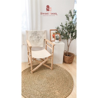 Thảm cói tròn decor, trang trí nhà cửa