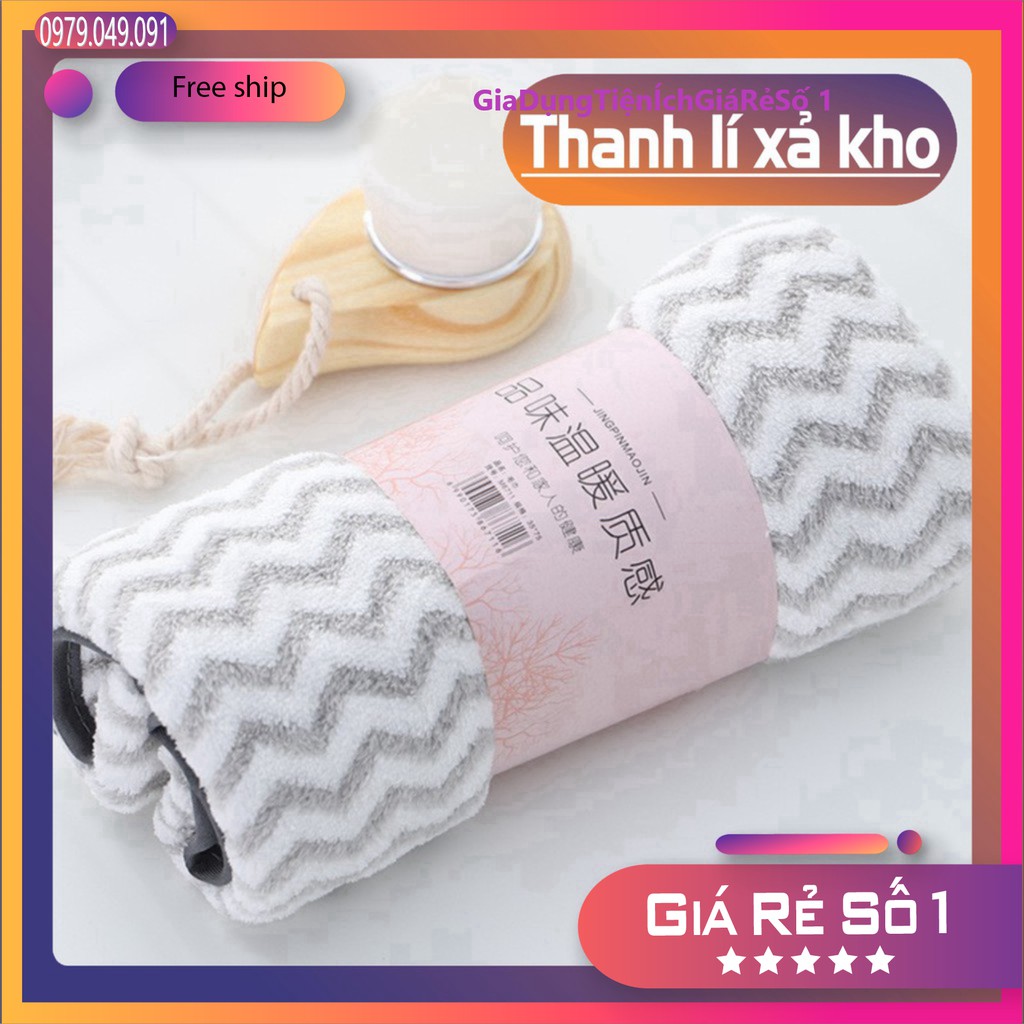 Khăn mặt Hàn Quốc cotton - Khăn Lông cừu siêu thấm nước-giá rẻ.