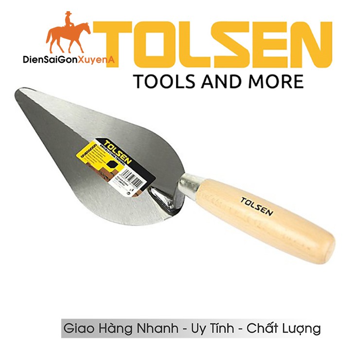 Bay Xây Dựng Làm Hồ - Bay Hồ Bầu Cán Gỗ 200mm 8inch Tolsen 41002