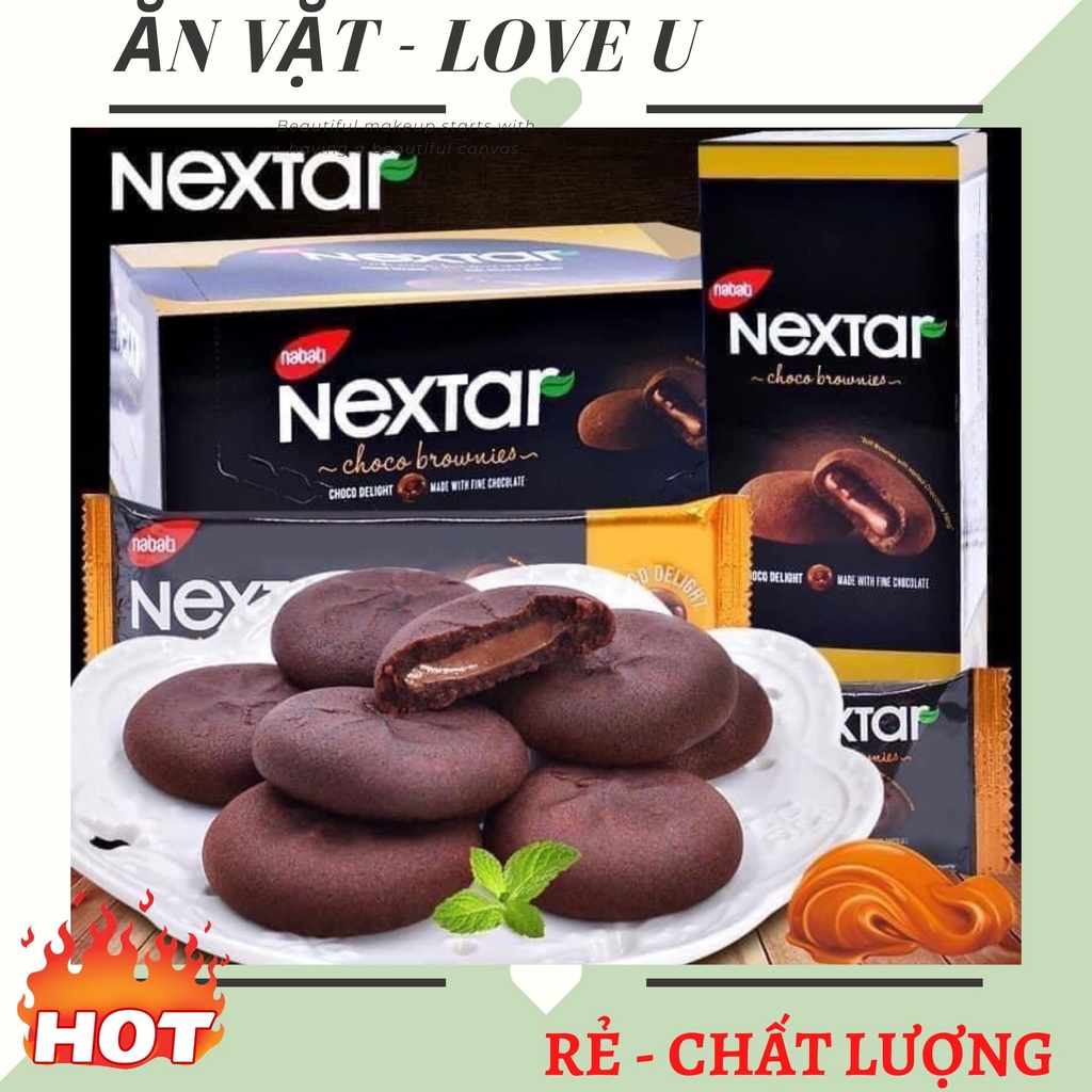 Bánh Socola Nabati Nextar nhập khẩu Indonesia siêu ngon hộp 8 cái