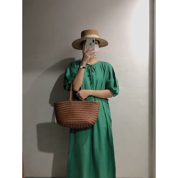 Váy suông tay cánh dơi Hàn Quốc
