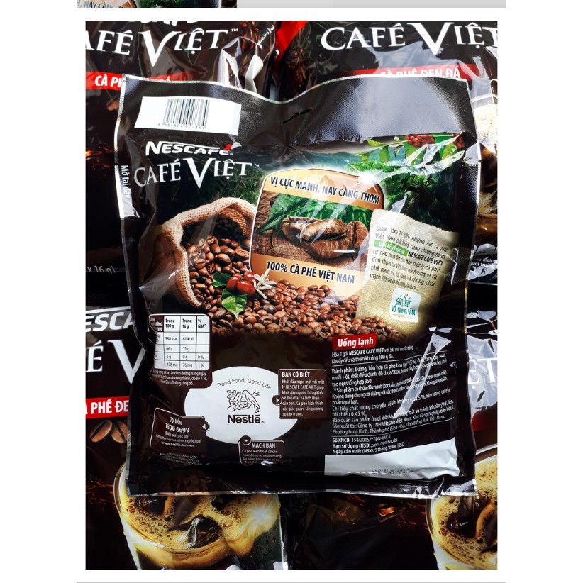 cà phê việt đen đá gói lẻ