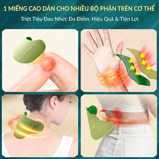 Hộp 12 cao dán ngải cứu hamart miếng dán giảm đau xương khớp chân cổ vai - ảnh sản phẩm 6