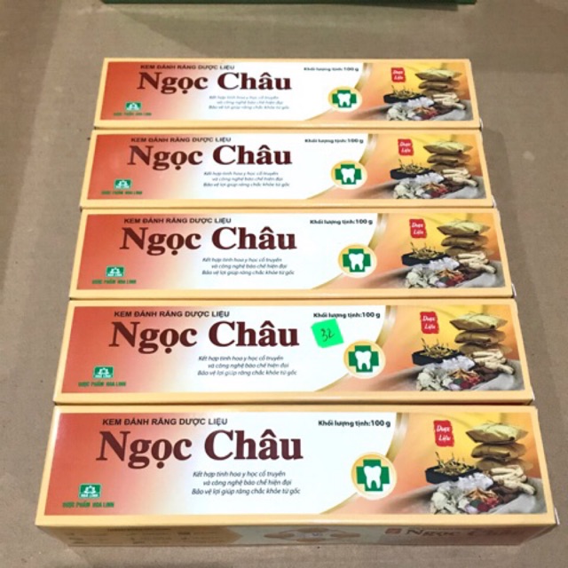 Kem Đánh Răng Dược Liệu Ngọc Châu 100g