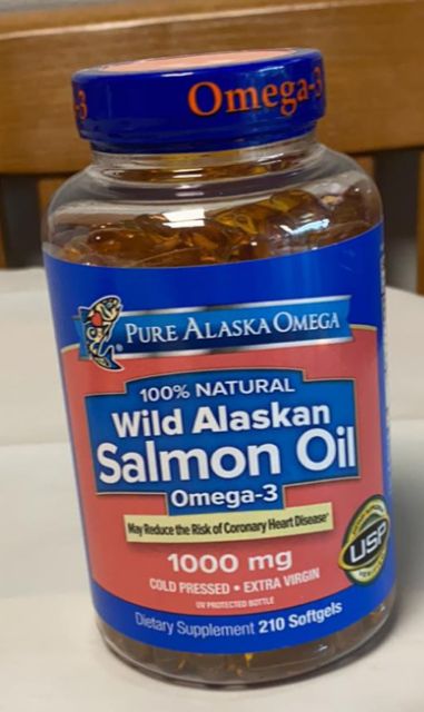 Viên uống Wild Alaskan Salmon Oil kèm bill Costco