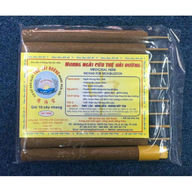 Nhang Ngãi Cứu Tuệ Hải Đường loại trung lớn - 10 cây chính gốc