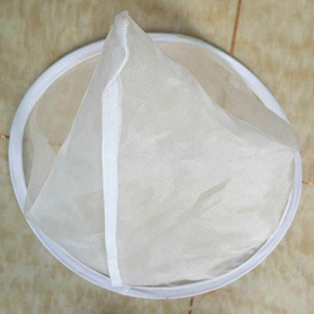 Dụng Cụ Lọc Mật Ong Màu Trắng Bằng Sợi Nylon Dệt Kim Hình Nón
