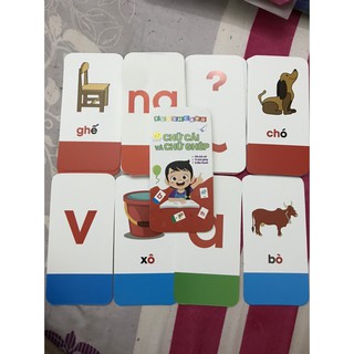Thẻ học chữ cái và chữ ghép cho bé