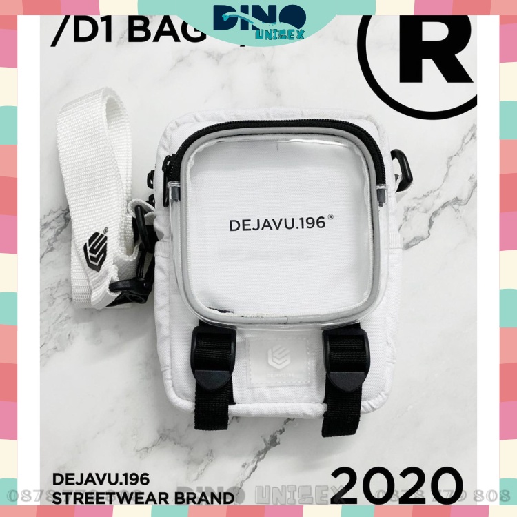 Túi Đeo Chéo DEJAVU.196 Viền Phản Quang - Thời Trang Nam Nữ Siêu Cá Tính