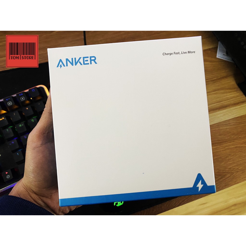 Bộ sạc 4 cổng Anker Powerport III Slim 65W GaN -IQ3.0 (A2045) hỗ trợ cổng sạc PD Power IQ3.0 45W và 3 cổng USB sạc nhanh