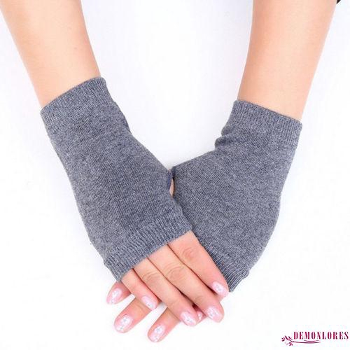 Găng tay cotton hở ngón tiện dụng thời trang cho nữ