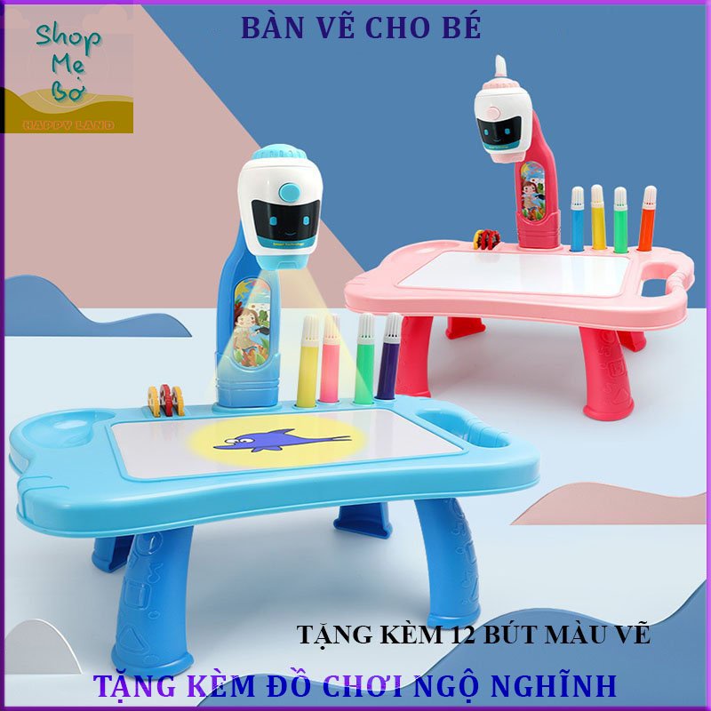 Bàn Vẽ Thông Minh Cho Bé, Đèn Chiếu Vẽ Tranh, Đồ Chơi Trẻ Em